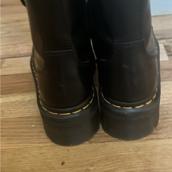 Dr Marten Jason Boot Smooth Leather Platforms Size 37 - Picture 3 of 5